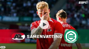 Samenvatting AZ - FC Groningen van ESPN 