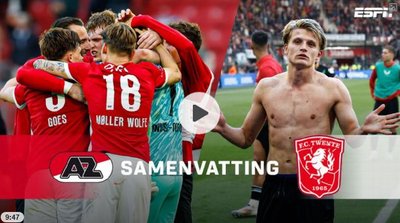Samenvatting AZ - FC Twente met interviews