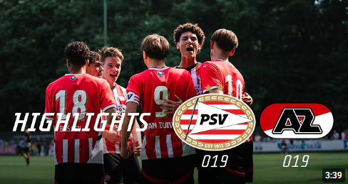 AZ onder 19 verliest kampioensduel van PSV o19
