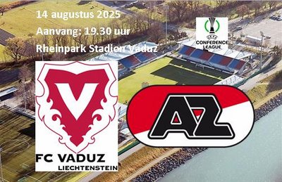 AZ na winst op FC Vaduz door na play-offs Conference League