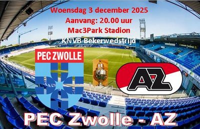 AZ door in beker na winst op PEC Zwolle