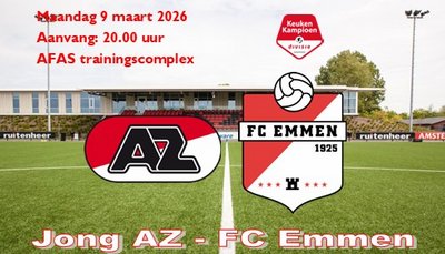 Nederlaag voor Jong AZ tegen FC Emmen