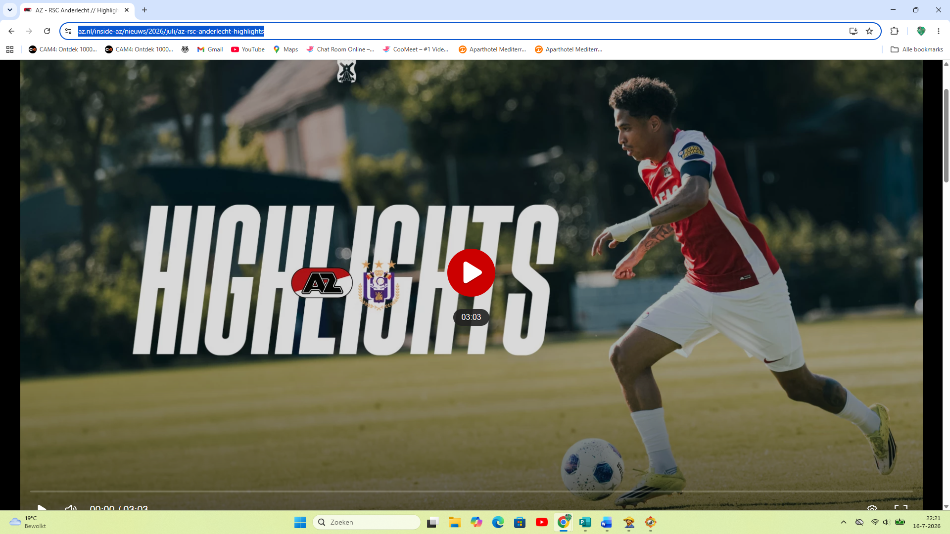 AZ - RSC Anderlecht // Highlights